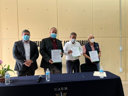 Firman convenio de colaboración UAEM y Floraplant
