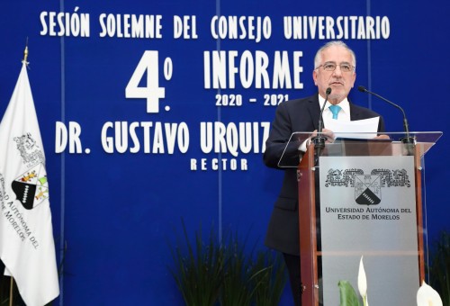 Continuidad, desarrollo y fortalecimiento de la UAEM destaca rector en cuarto informe