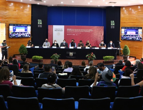 UAEM sede del diálogo para impulsar una iniciativa de ley para protección a periodistas y personas defensoras de derechos humanos