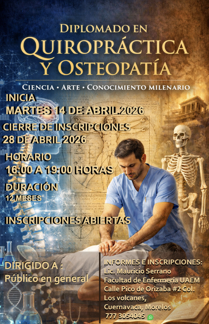 Diplomado en Quiropráctica y Osteopatia 2026