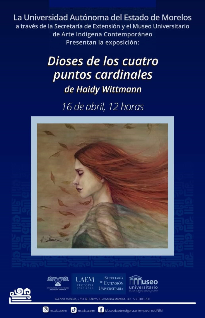 Exposición "dioses de los cuatro puntos cardinales"