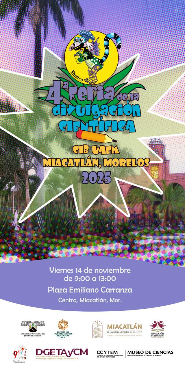4a. FERIA DE LA DIVULGACION CIENTIFICA, MIACATLÁN MORELOS.