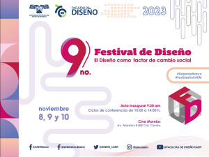 9no. Festival de Diseño "El Diseño como factor de cambio social"