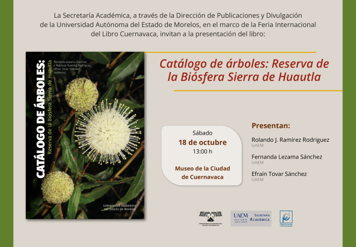 Presentación del libro: “Catálogo de árboles: Reserva de la biósfera Sierra de Huautla”