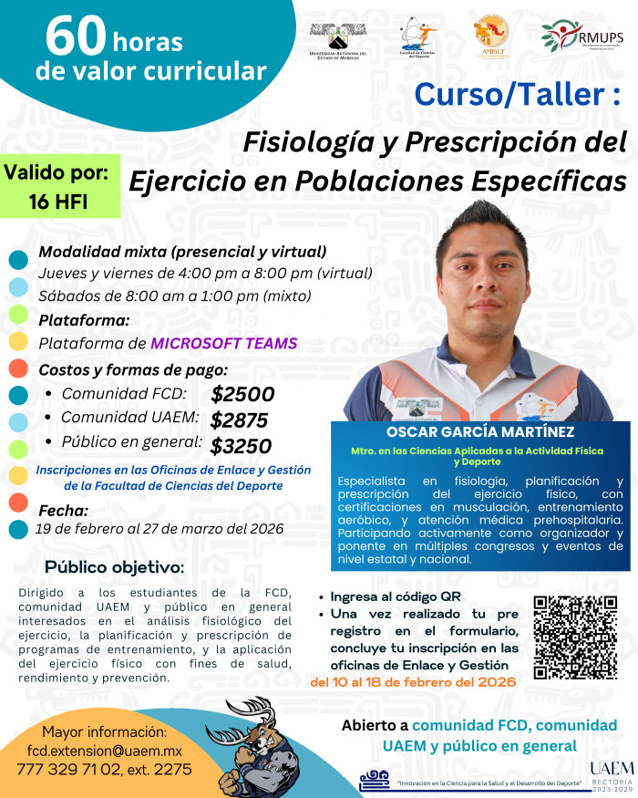 Introducción a la fisiología y prescripción del ejercicio