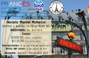 Comprensión de Lectura: Curso de Francés