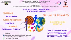 Retos Deportivos Virtuales 2021 de Nivel Medio Superior