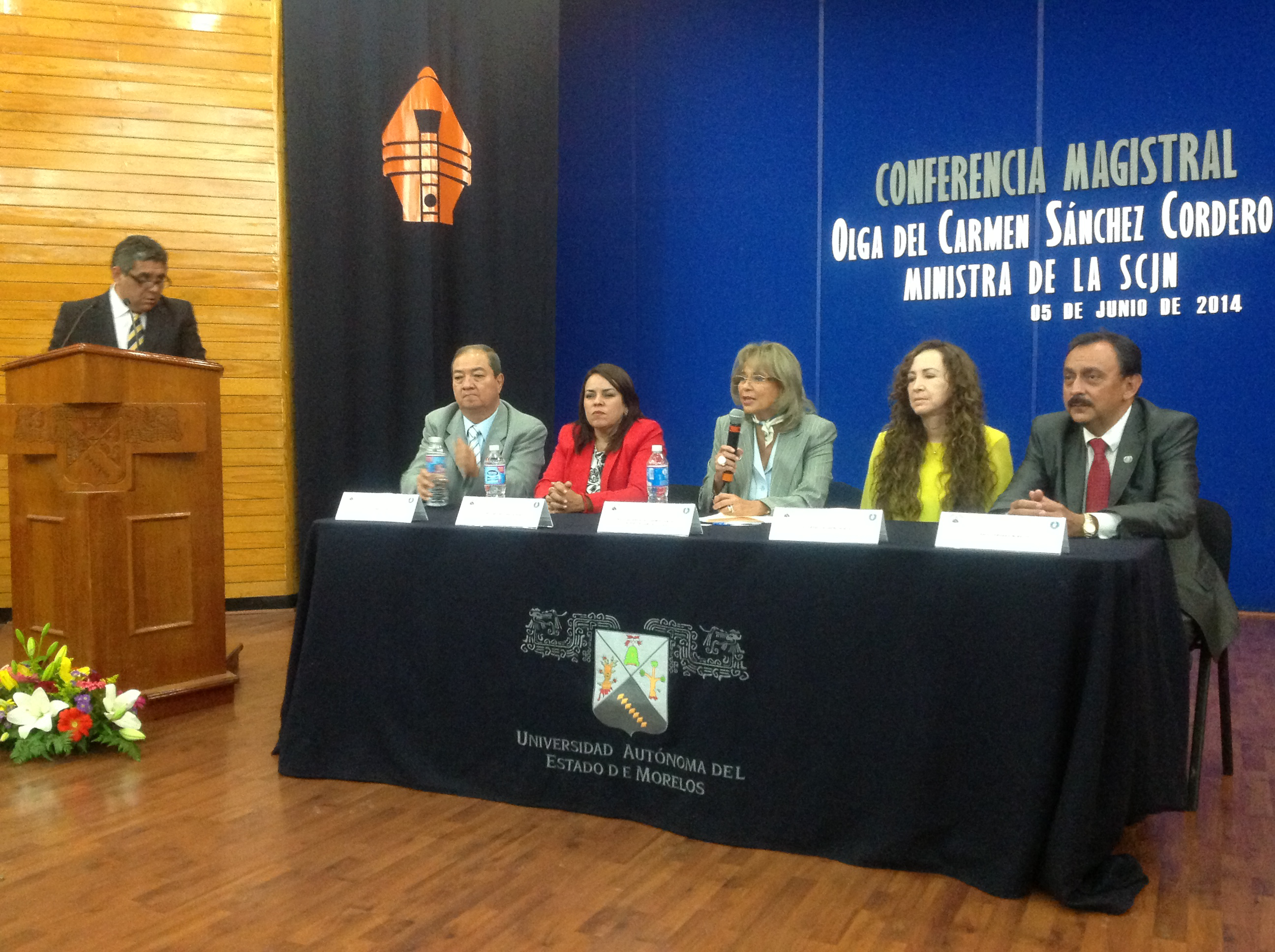Imparte Ministra Olga Sánchez Cordero, conferencia en la UAEM