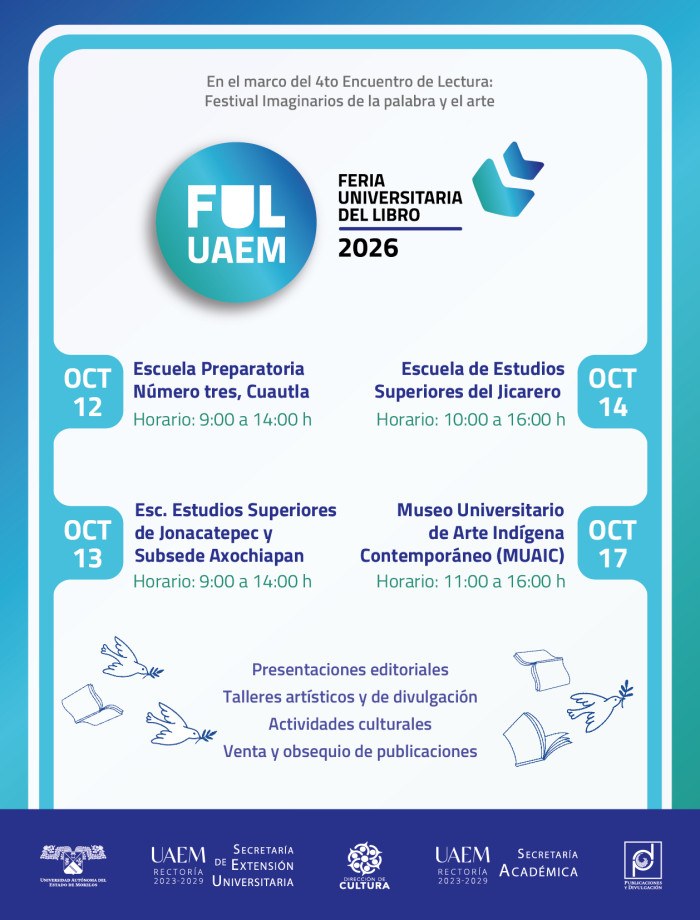 Feria Universitaria del Libro (FUL) UAEM 2026