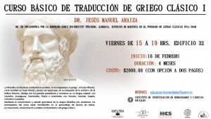 Curso básico de traducción de Griego Clásico I