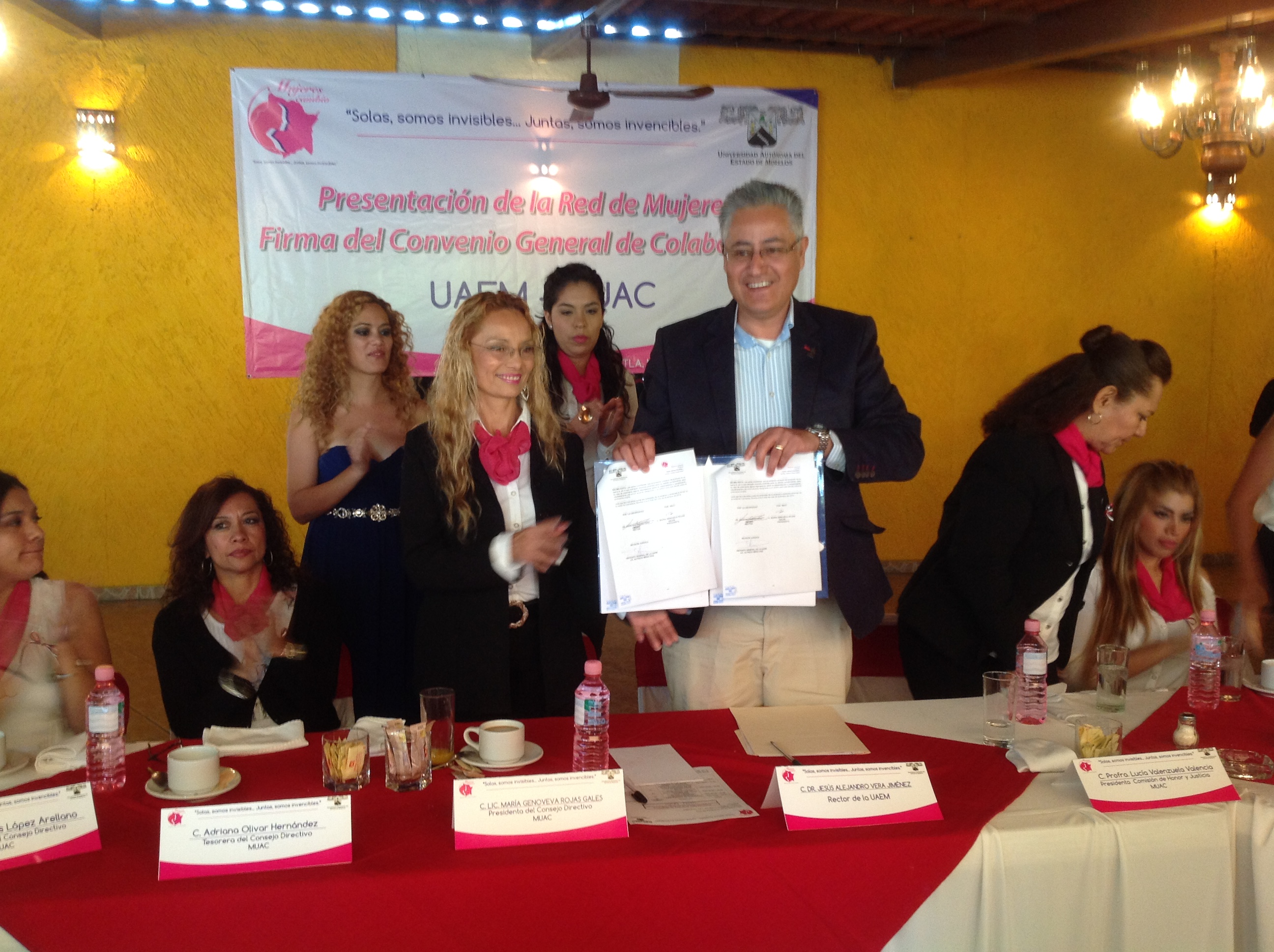 Firman convenio de colaboración UAEM y Mujeres Apoyando el Cambio ...