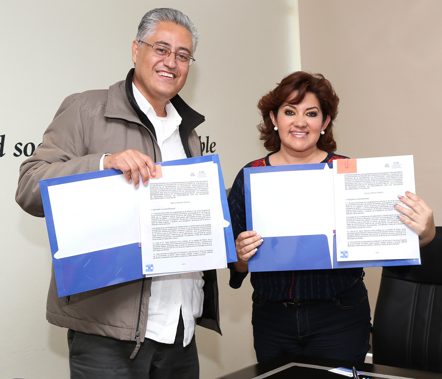 Firma convenio UAEM y Comisión Nacional para el Desarrollo de Pueblos Indígenas