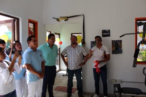 Inauguran en EES del Jicarero un módulo de activación física