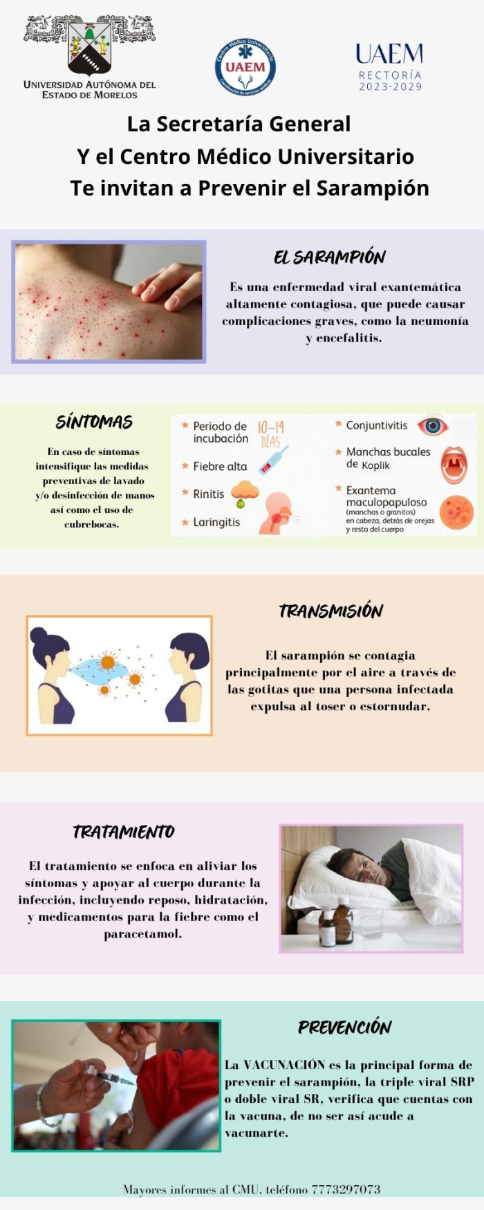 “Jornada contra el Sarampión”