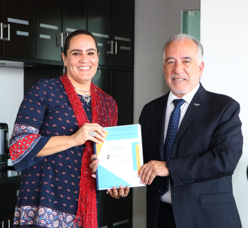 Rinde su informe de actividades la directora de la Facultad de Ciencias Biológicas de la UAEM