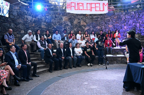 Anuncia el rector en el informe de la FEUM la creación de un comedor universitario