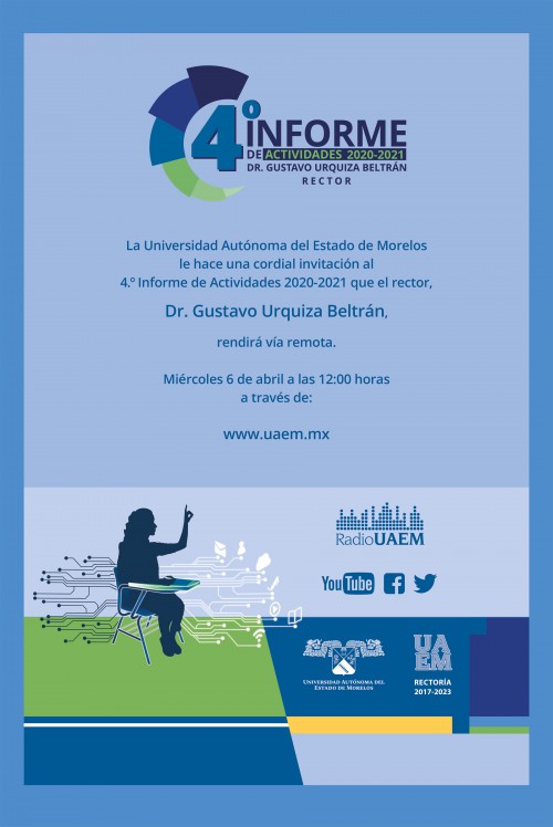 Rendirá rector de la UAEM su cuarto informe de actividades