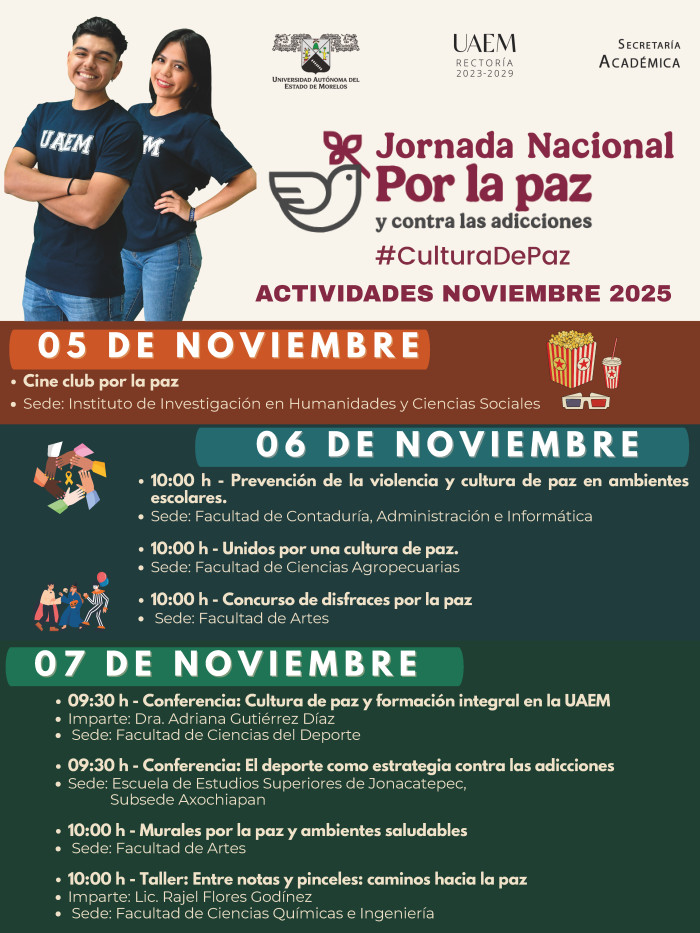 Jornada Nacional por la Paz y contra las adicciones 2025