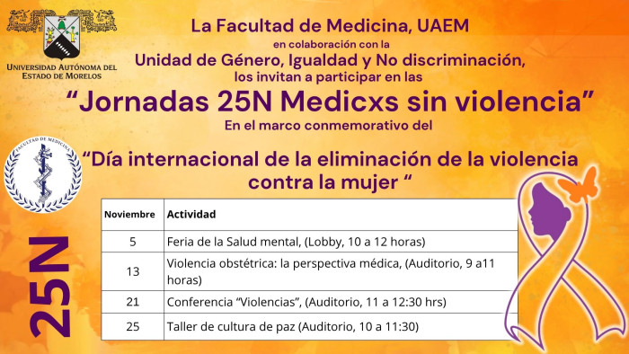 “Jornadas 25N Medicxs sin violencia”
