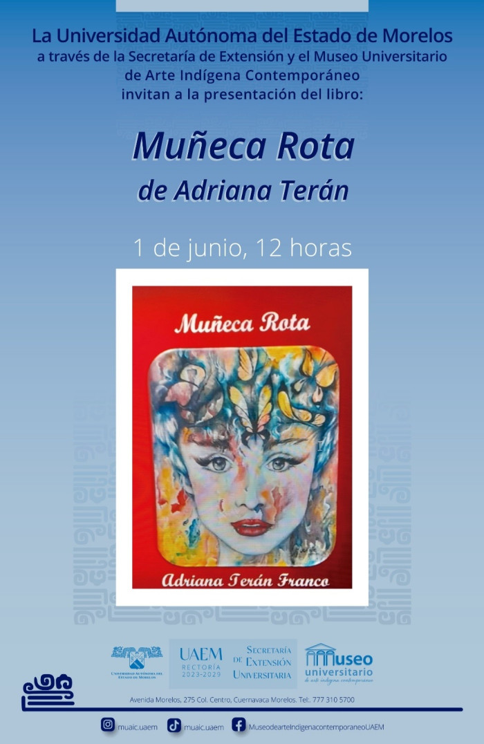 Presentación del libro: Muñeca Rota de Adriana Terán