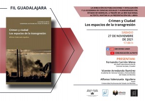 Presentación del Libro: Crimen y ciudad. Los espacios de la transgresión