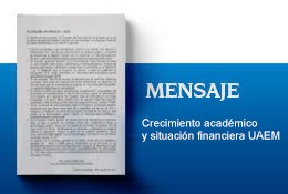 Crecimiento académico y situación financiera UAEM