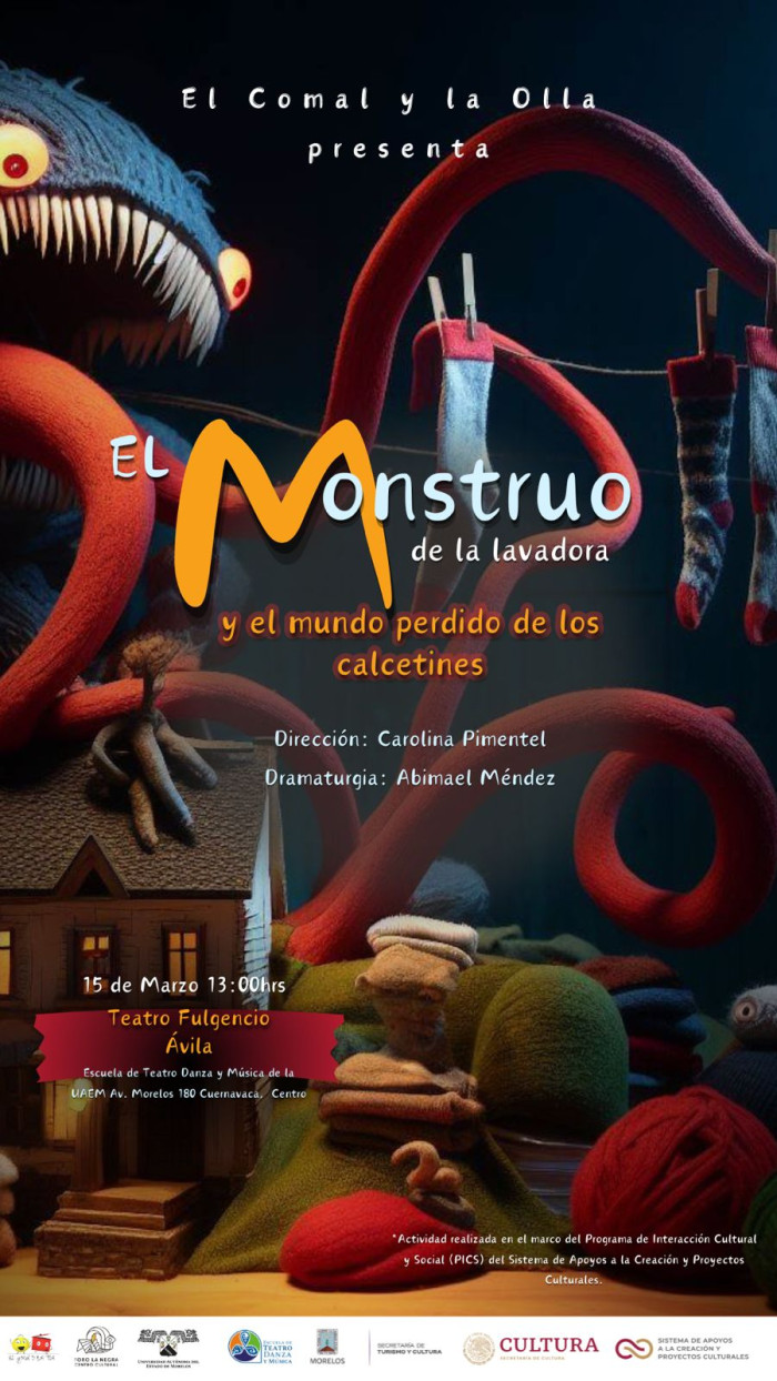 El Monstruo de la lavadora y el mundo perdido de los calcetines