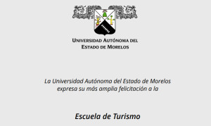 Felicitación Escuela de Turismo