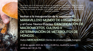 Inauguración de la exposición "El maravilloso mundo de los hongos"