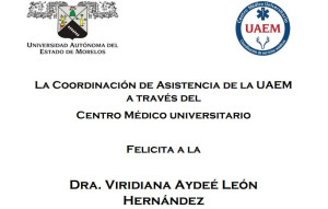 Felicitación Rectoría 22/11/2023 | Dra. Viridiana Aydeé León Hernández