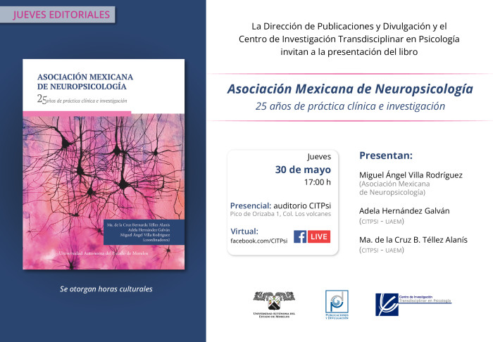 Presentación del libro: Asociación Mexicana de Neuropsicología
