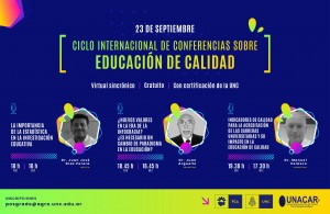 Primer Ciclo Internacional de Conferencias sobre Educación de Calidad