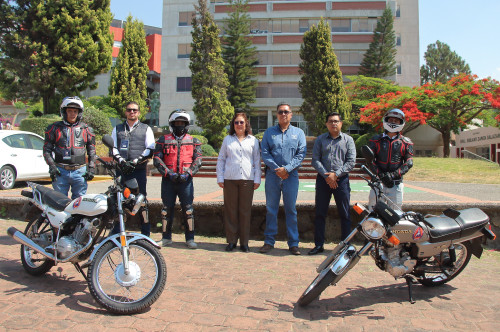 Incorpora UAEM motocicletas para vigilancia de Campus Norte