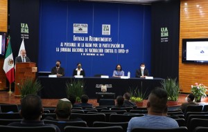 Reconoce UAEM participación de comunidad universitaria en Campaña de Vacunación contra Covid-19