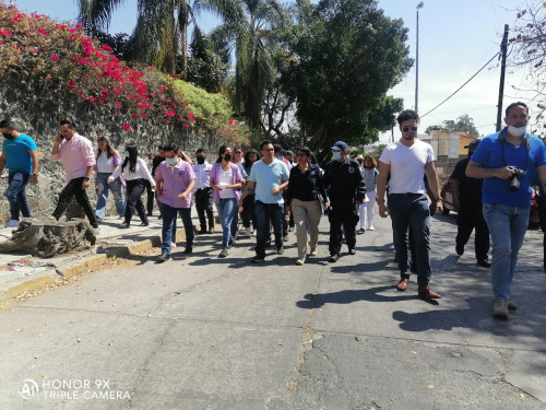 Acuerdan UAEM y Secretaría de Protección de Cuernavaca mayor presencia en zona de la salud