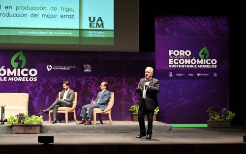 Expone rector propuestas para aprovechar el potencial de desarrollo en Morelos