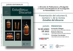 Presentación del volumen 8, número 1, de la revista Estudios del discurso