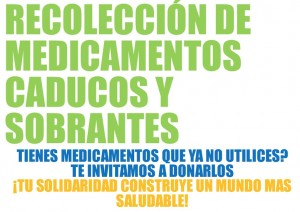 Recolección de medicamentos caducos y sobrantes