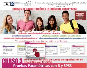 Curso 3: Pruebas Paramétricas con R y SPSS