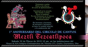 1º aniversario del círculo de cantos Meztli Tezcatlipoca