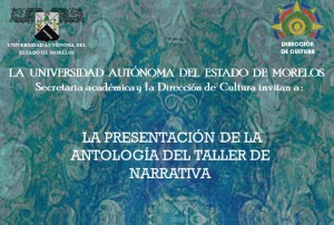 Presentación de la antología del taller de narrativa REMINISCENCIAS