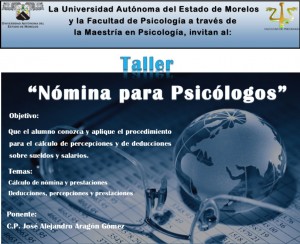 Taller "Nómina para Psicólogos"