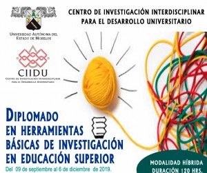Diplomado en Herramientas Básicas de Investigación en Educación Superior 2019