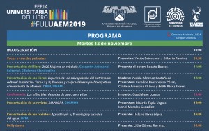 Programa Feria Universitaria del Libro 2019