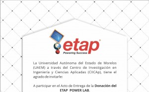 Acto de Entrega de la Donación del ETAP POWER LAB