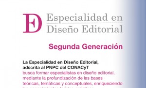 Especialidad en Diseño Editorial 2ª Generación