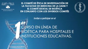 1er Curso en Línea de Bioética para Hospitales e Instituciones Educativas