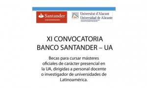 XI CONVOCATORIA BANCO SANTANDER – UA