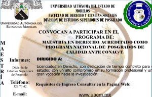 Maestría en Derecho 2020
