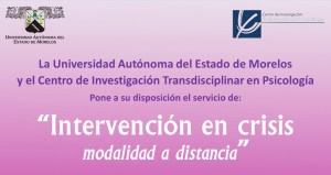 Intervención en crisis modalidad a distancia
